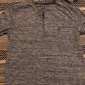 Grey and black shirt